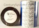 CFB102450ZE-S - Century Falcon Black - Wax Thermal Ribbon - 4.02 in X 1476 ft, Coated Side Out - Sold per Roll